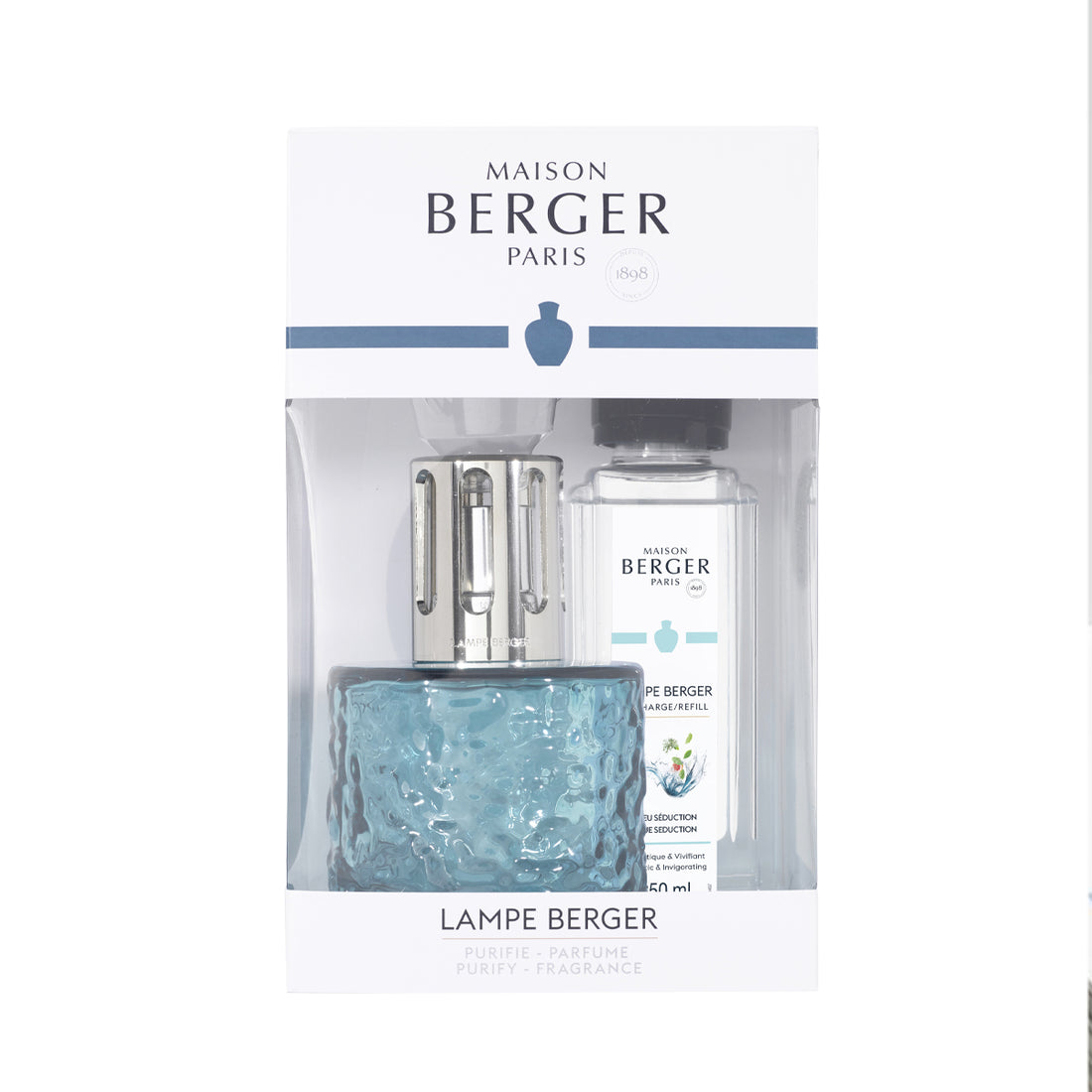 Maison Berger Paris Set regalo lampada catalitica Mirage Blue + ricarica Blue Seduction 250 ml