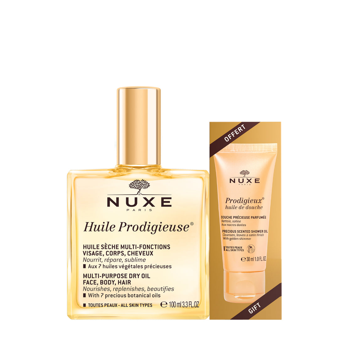 Nuxe Huile Prodigieuse Set Olio Secco Multiuso 100 ml — Set Cosmetici