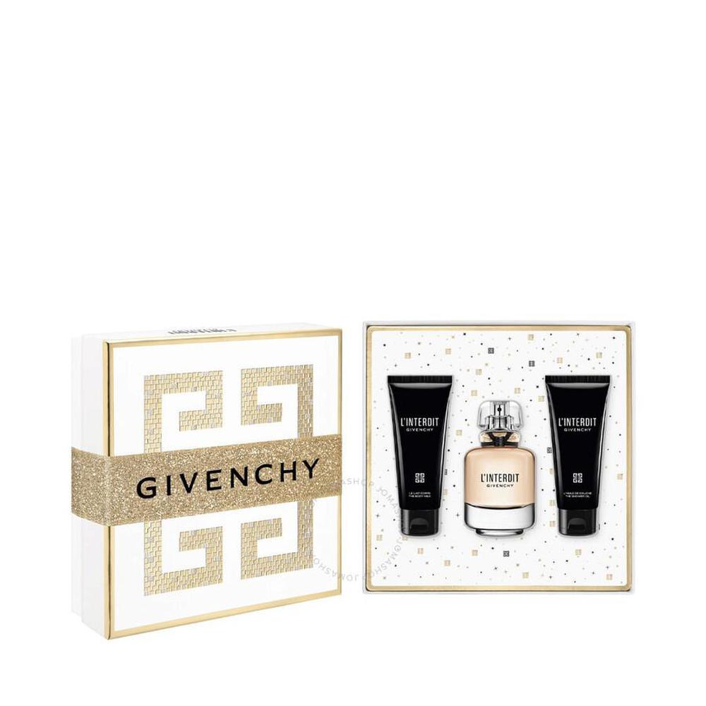 Givenchy مجموعة عطر لينترديت 80 مل للجسم 75 مل زيت الاستحمام 75 مل @