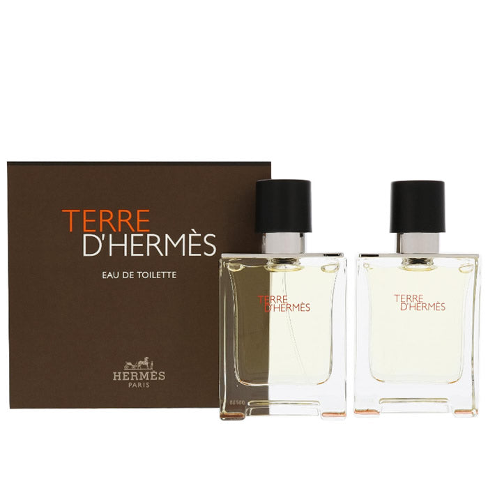 Hermès Terre D'Hermes Eau De Toilette Men Spray 2x50ml