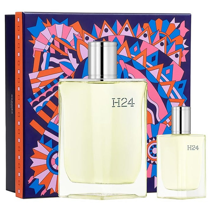 Hermès H24 Eau De Toilette Men Spray 100ml Sett 2 stk