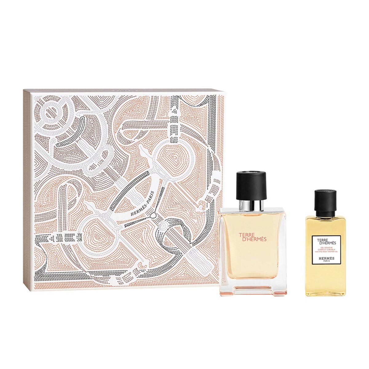 Hermès Hermes Terre Dhermes Eau De Toilette til mænd 50ml Spray Shower Gel 40ml