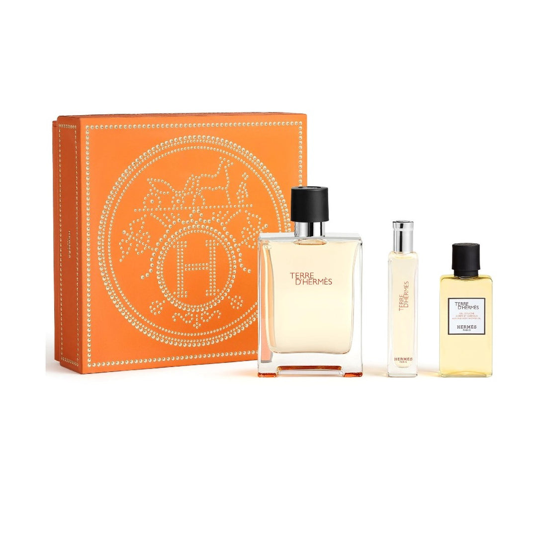 Sett Hermès Terre Hermes Edt 100 ml Gel 40 ml Mini 15 ml@