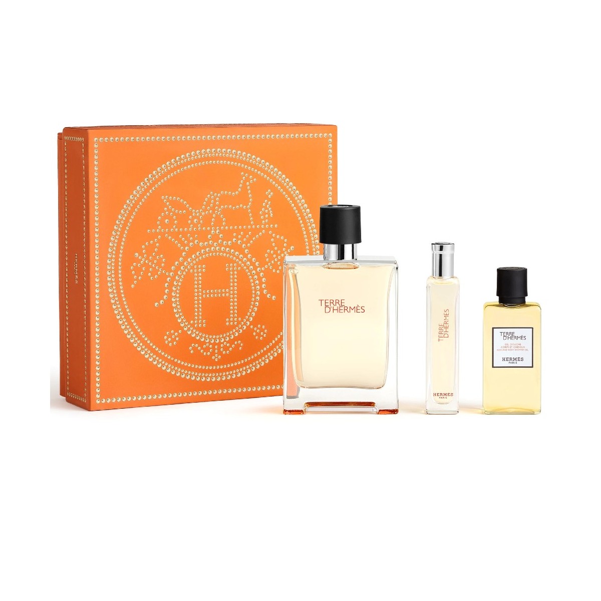 Sæt Hermès Terre Hermes Edt 100 ml Gel 40 ml Mini 15 ml@