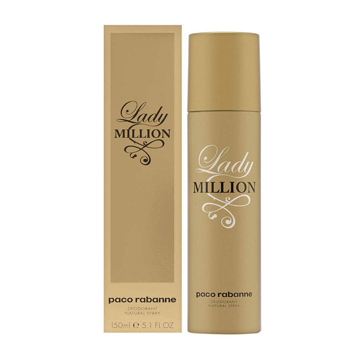 Paco Rabanne Lady Million -deodoranttisuihke 150 ml