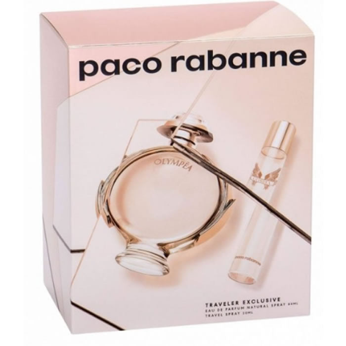 Paco Rabanne Olympéa 香水喷雾 80 毫升 2 件套