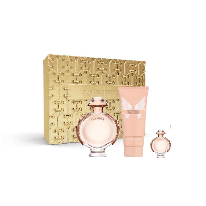 Paco Rabanne Olympéa Eau De Parfume Spray Set 80 ml 3 kusy Vánoce 2023