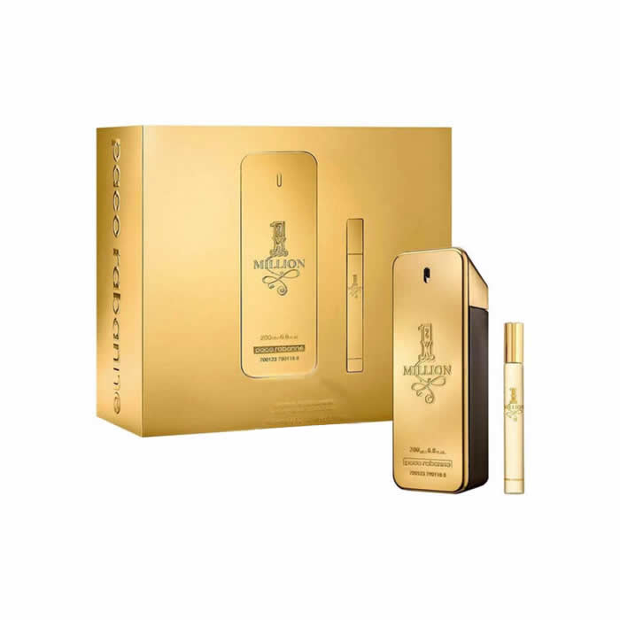 Paco Rabanne 1 Million Eau de Toilette Spray 100 ml Set 2 Stück