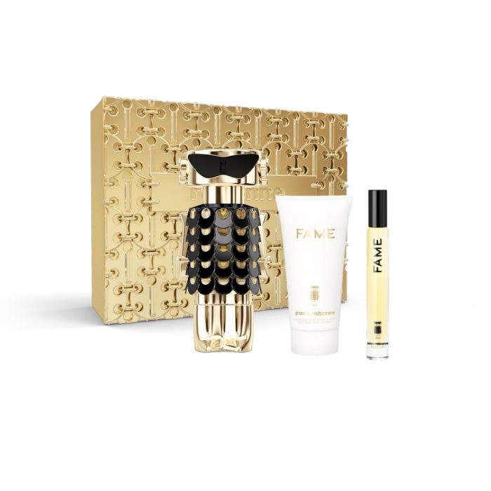 Paco Rabanne Fame Parfum Spray 80 ml Conjunto 3 Peças