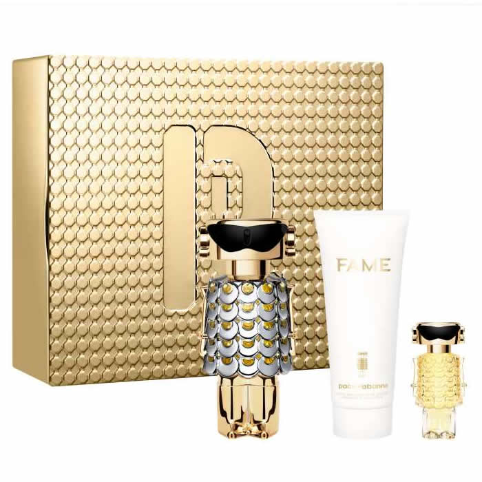 Paco Rabanne Fame Eau De Perfume Spray 80 ml Set of 3 pieces