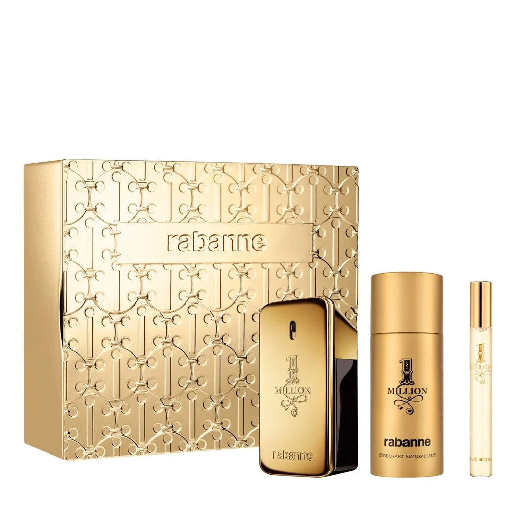 Paco Rabanne 一百万男士淡香水 50ml Deo 150ml Mg10 Hd24