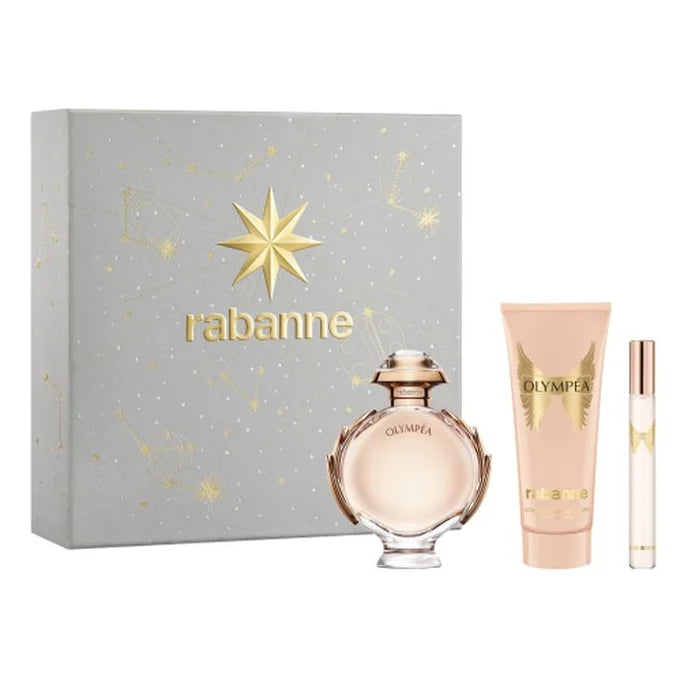 Rabanne Olympéa Eau de Parfum Spray 80ml Zestaw 3 sztuk 