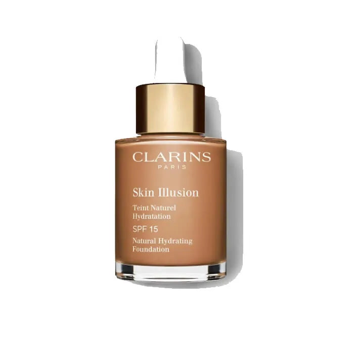 Clarins Skin Illusion — fondotinta idratante naturale SPF15 113 Chestnut 30ml