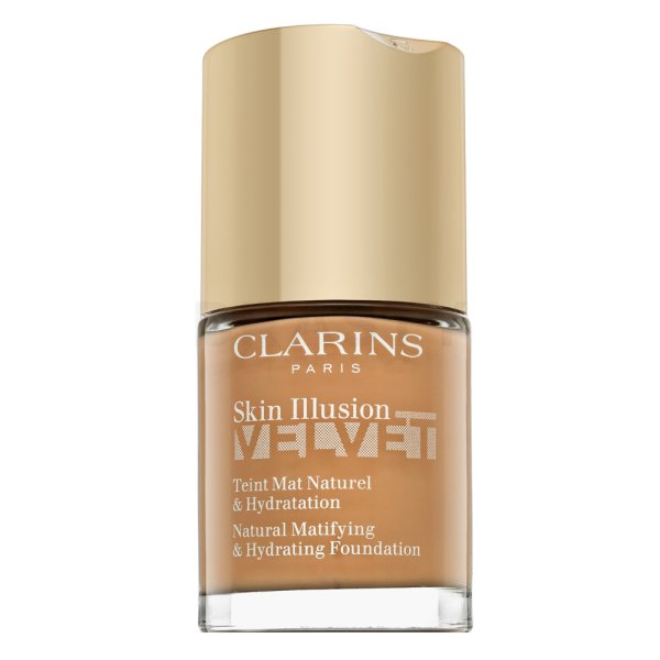 Clarins Skin Illusion Velvet Natural Fondotinta opacizzante e idratante 112.3N Sandalo 30 ml