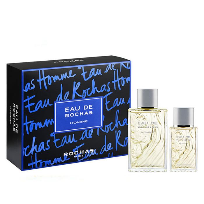 Rochas Agua de Rochas para hombre Eau De Toilette Spray 100ml Set 2 Piezas