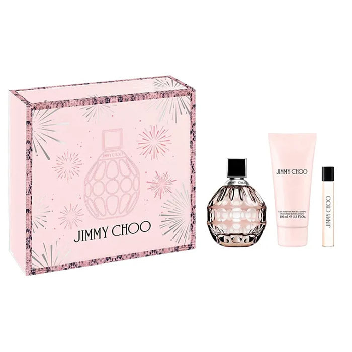 Jimmy Choo Eau De Toilette Spray 100ml Set of 3 pieces