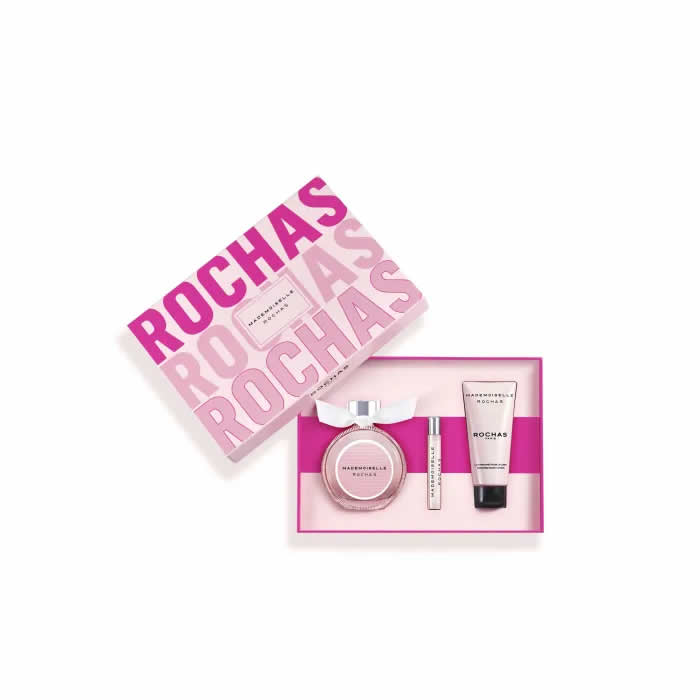 Rochas Mademoiselle Eau De Parfum Spray 90 ml Σετ 3 Τεμάχια