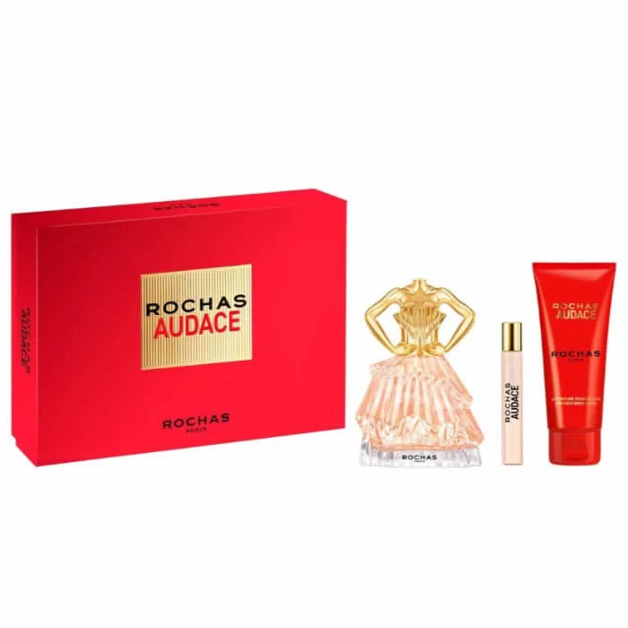 Rochas Audace Eau de Parfum Spray 90ml Set om 3 stycken 