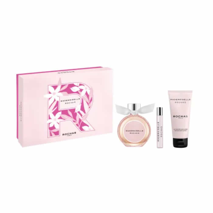 Rochas Mademoiselle Rochas Eau De Parfum Spray 90 ml Set 3 Pezzi
