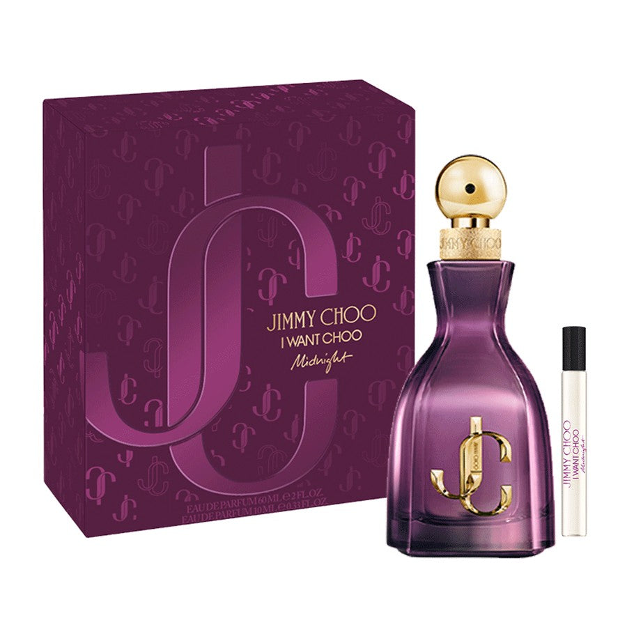Jimmy Choo I Want Choo Midnight 60 ml + 10 ml — Cofanetto eau de parfum donna