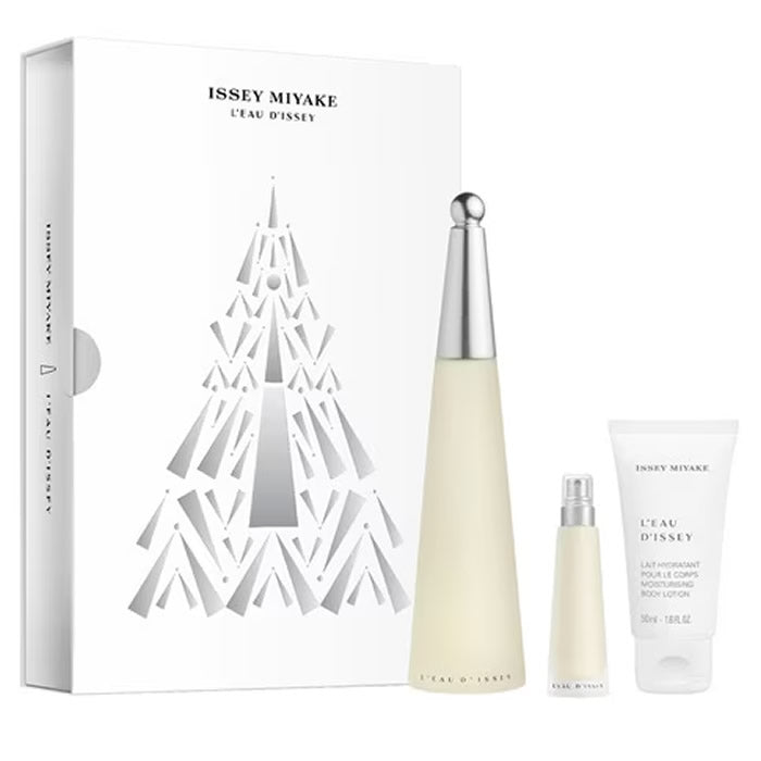 Issey Miyake L'eau D'issey Eau De Toilette Vaporisateur 100 ml Coffret de 3 pièces