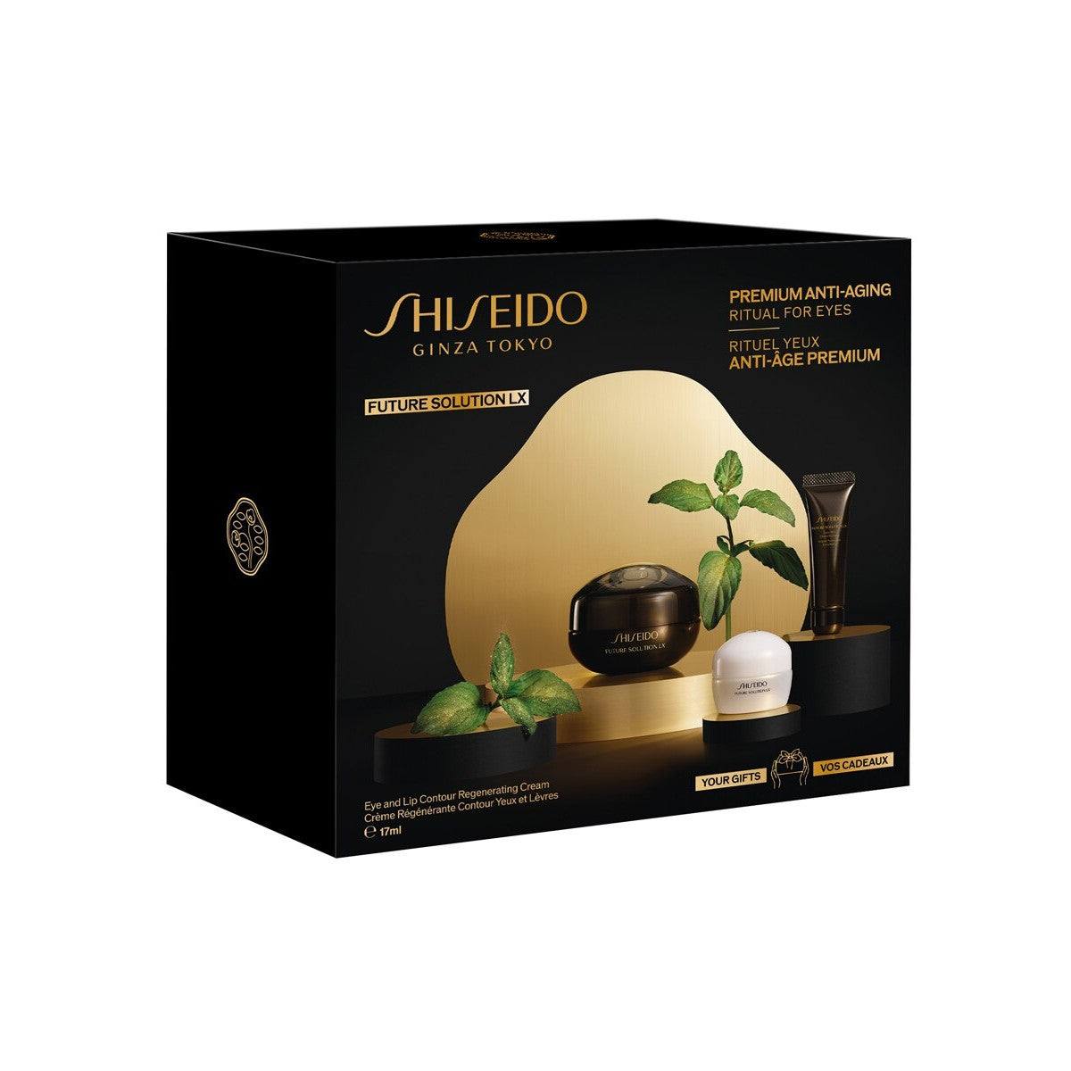 Shiseido Future Solution LX Set Skincare Viso Anti-Età 3 pezzi con Mousse Detergente