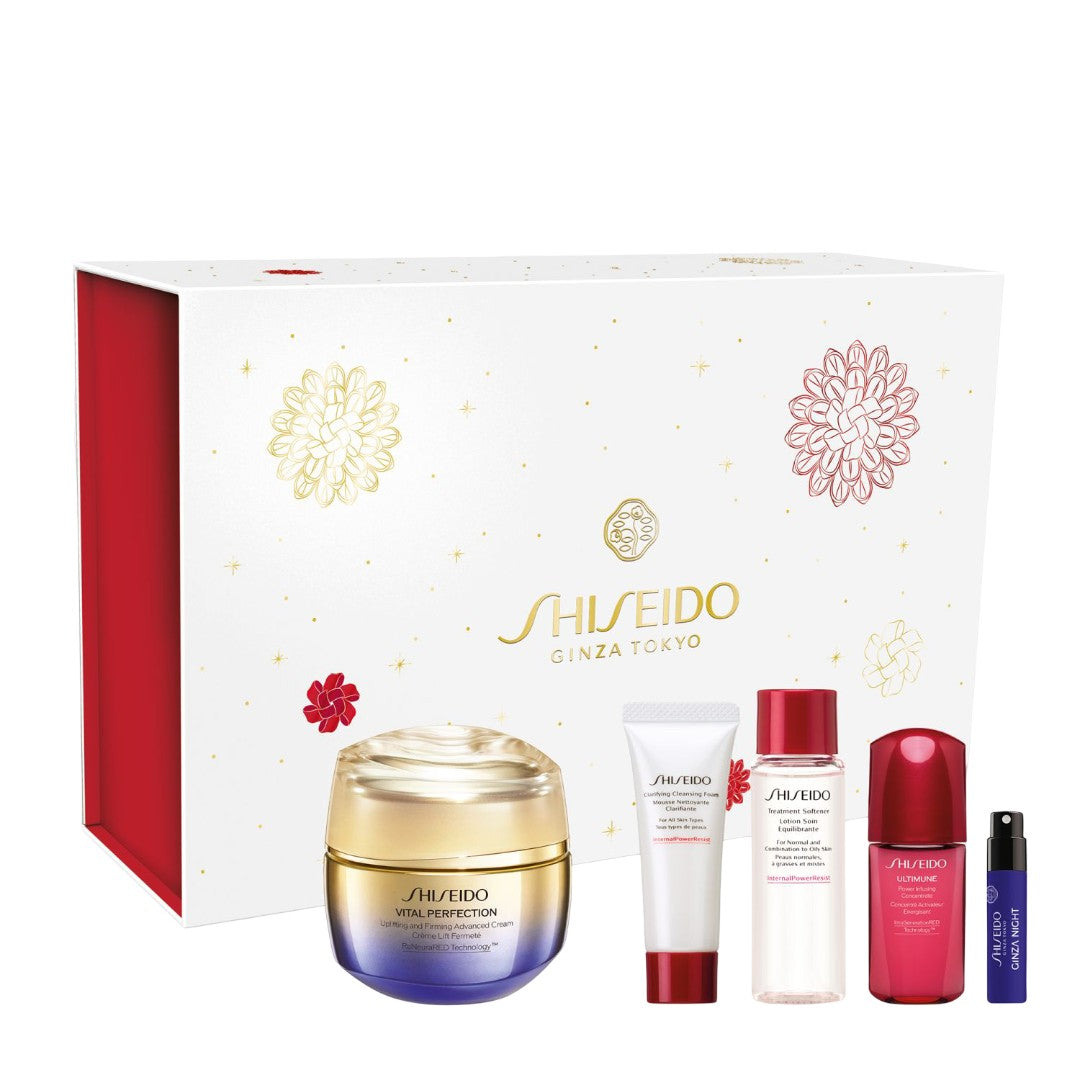 Shiseido Vital Perfection Cofanetto 5 pezzi — Set hudvård och parfym