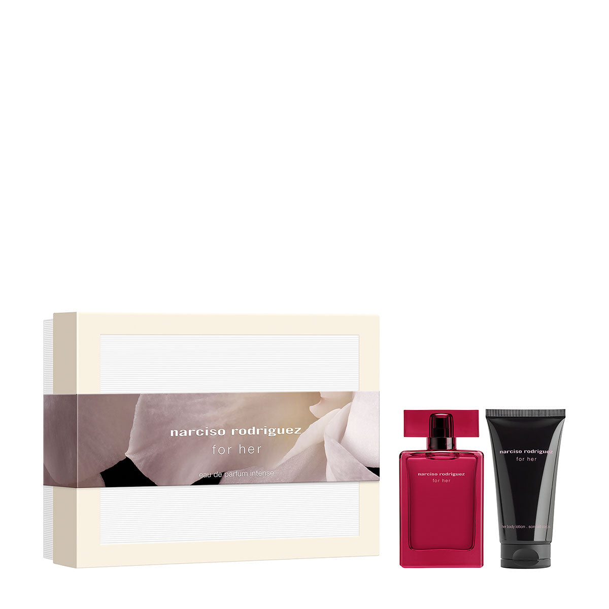 Narciso Rodriguez For Her Intense Sæt (eau de parfum/50ml + body lotion/50ml)