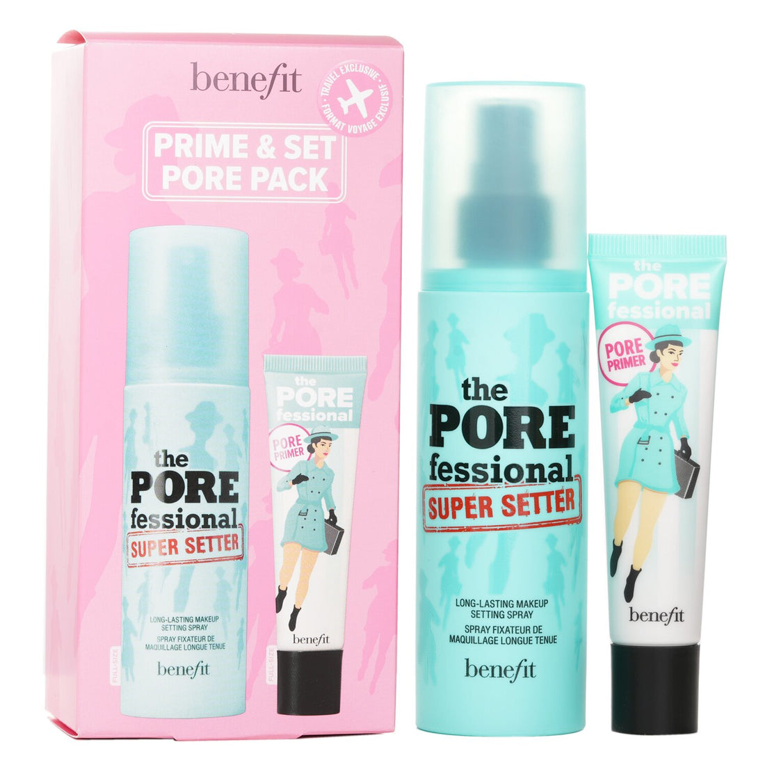 Benefit Pore Prime &amp; Set 120 ml Set