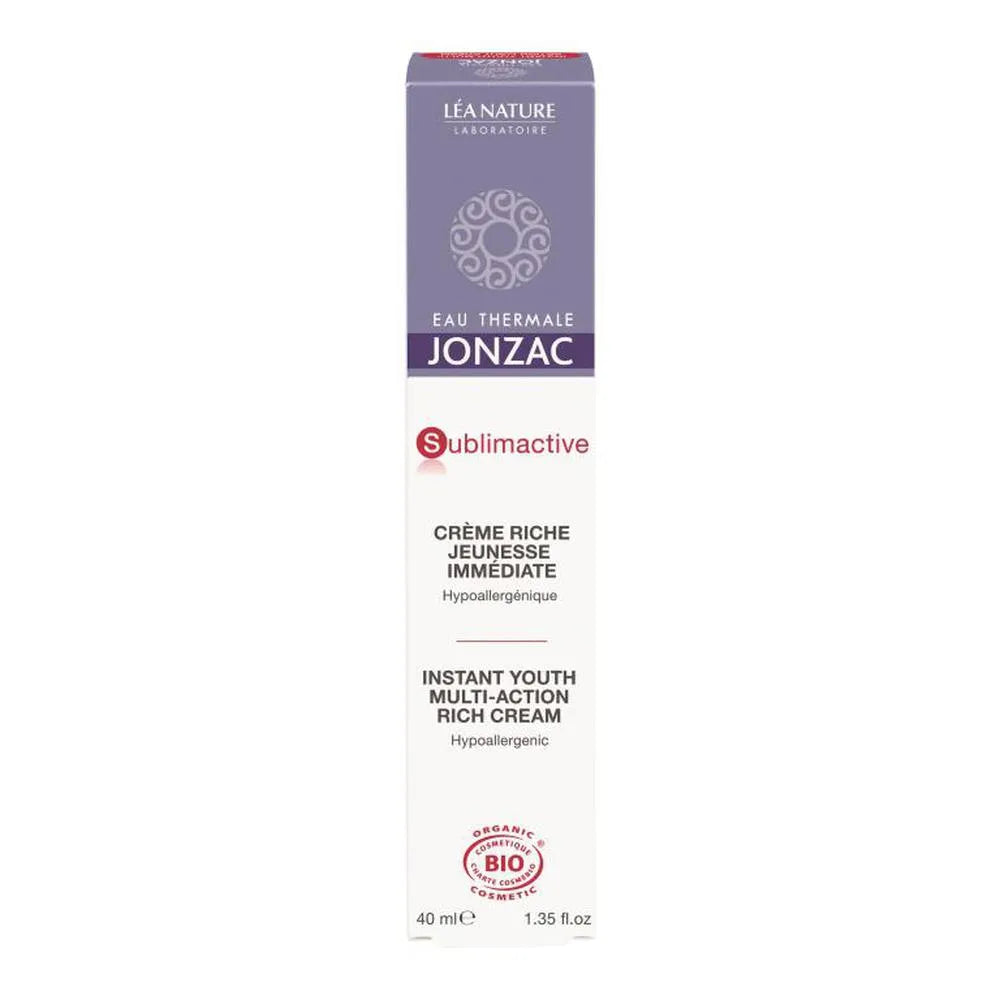 Jonzac Sublimactive Crema ricca levigante anti-età 40 ml — Crema viso