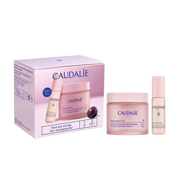 Caudalie Resveratrol-Lift Crema Rassodante Cashmere 50ml Set 2 Pezzi