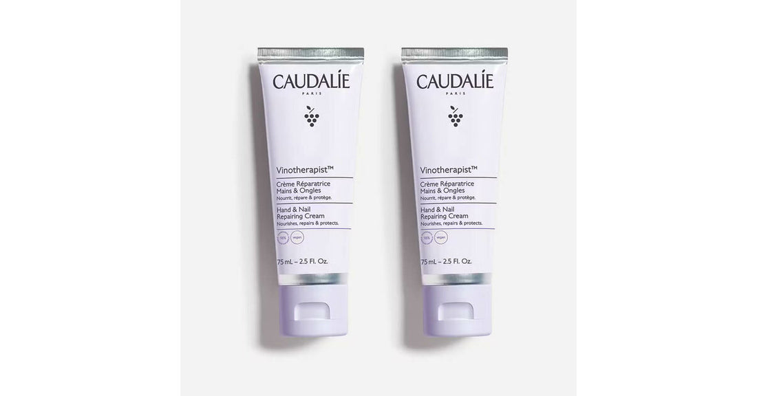 Caudalie Vinotherapist Hand &amp; Nail Cream Duo 2× 75 ml — Crema Mani