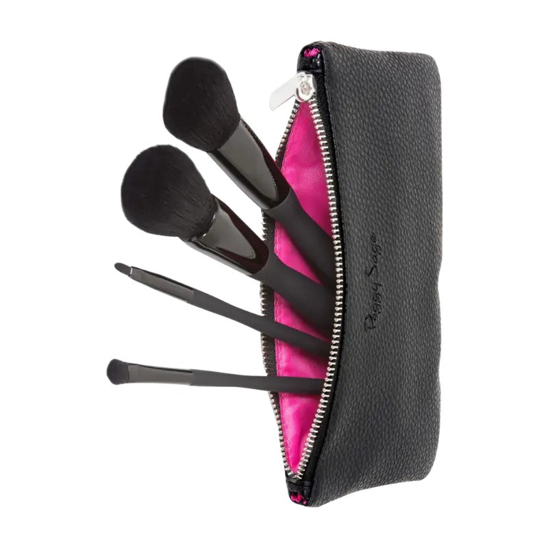 Peggy Sage Set pennelli trucco 4 pezzi — Set pennelli trucco