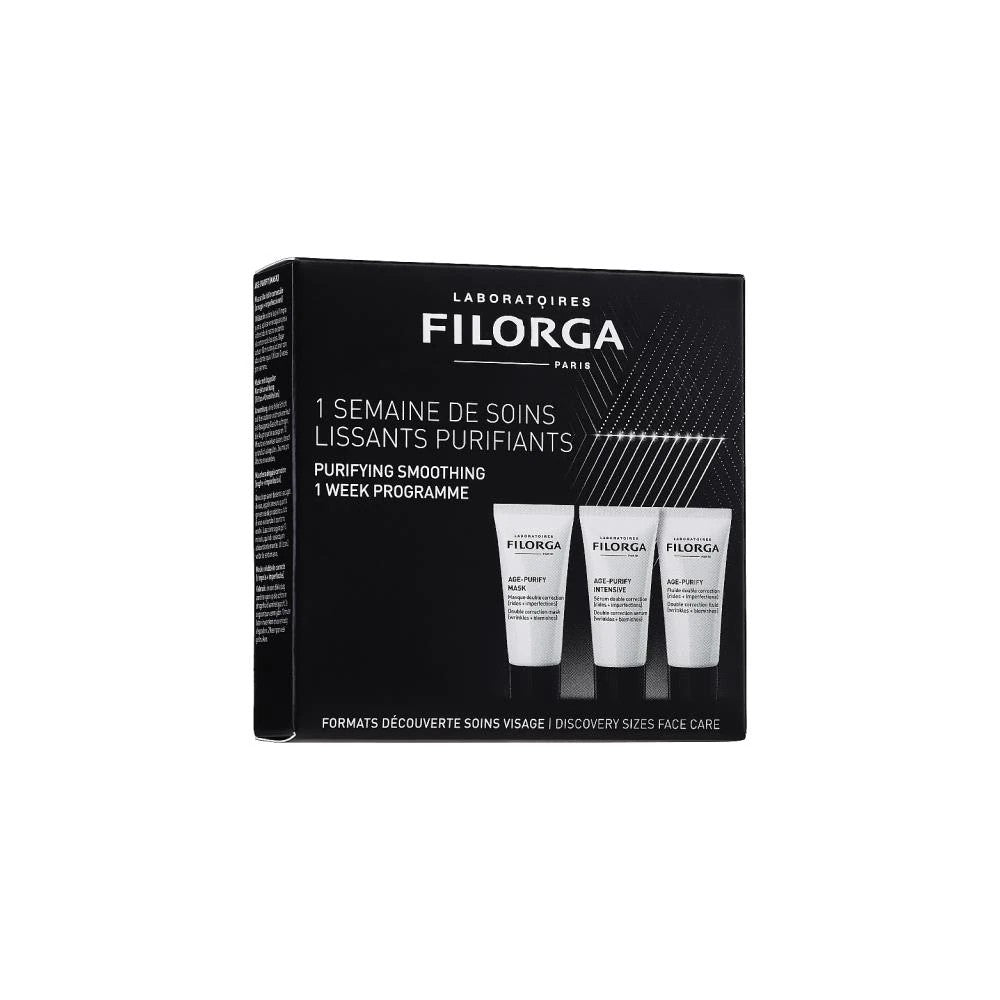 Filorga Age Purify Purificante Levigante cofanetto 3x7 ml — Mini ihonhoitosetti