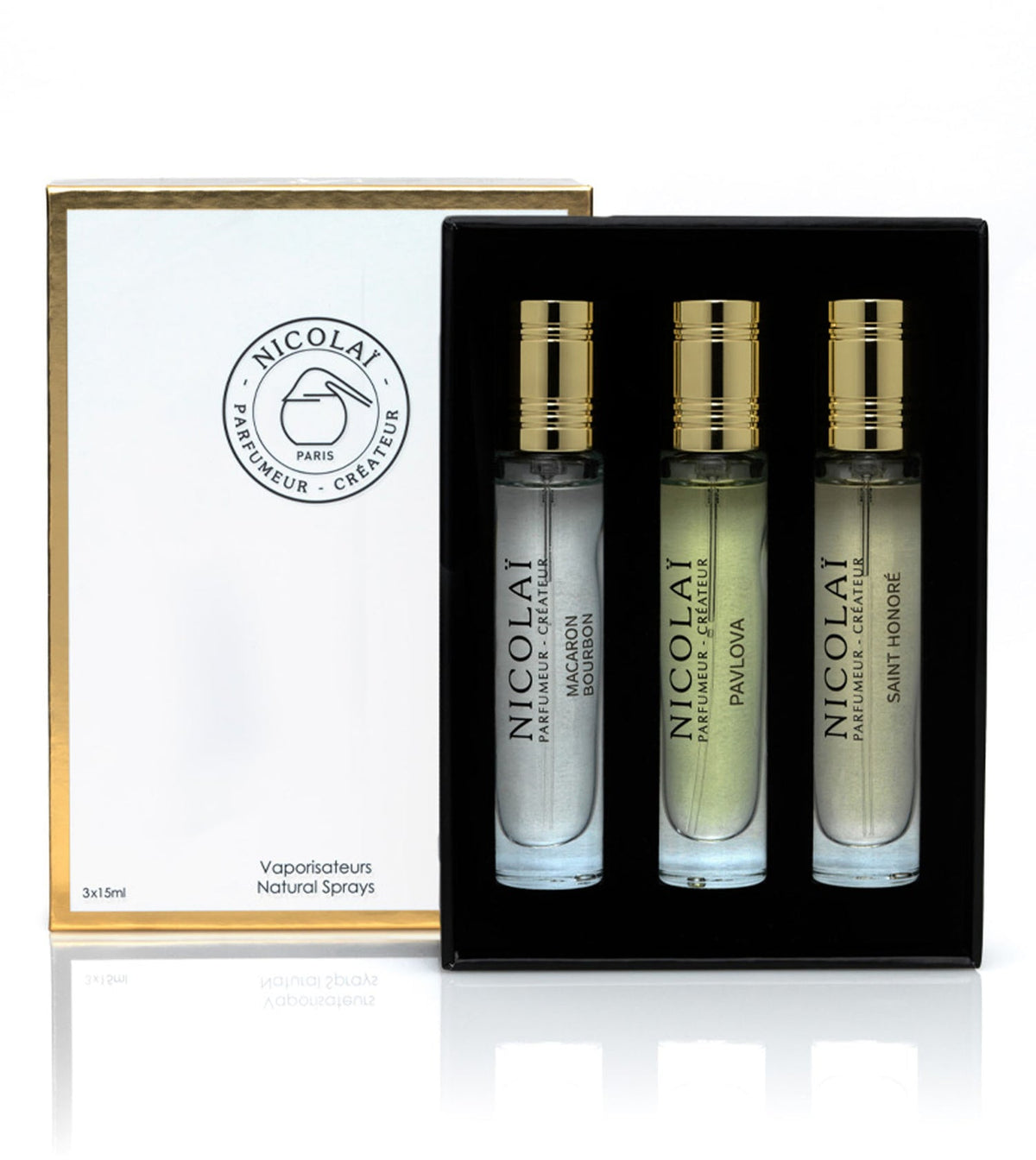 Nicolai Cofanetto Gourmand 3 x 15 ml — Eau de Parfum Set