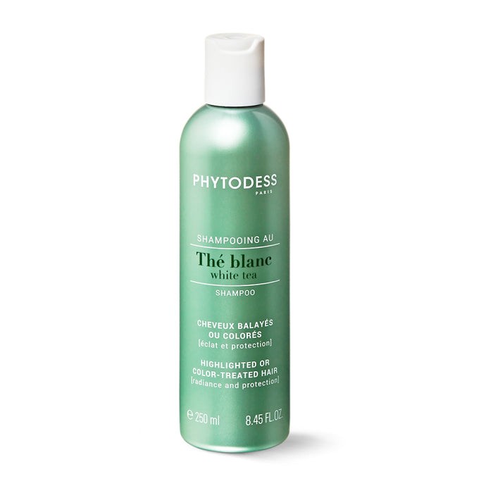 Phytodess White Tea Shampoo au thé blanc pour cheveux colorés et balayage 250 ml