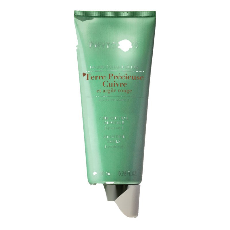 Maschera-shampoo per cuoio capelluto sensibile Phytodess Terre Precieuse Copper &amp; Red Clay Mask-Shampoo Sensitive Scalp Soothing 200 ml