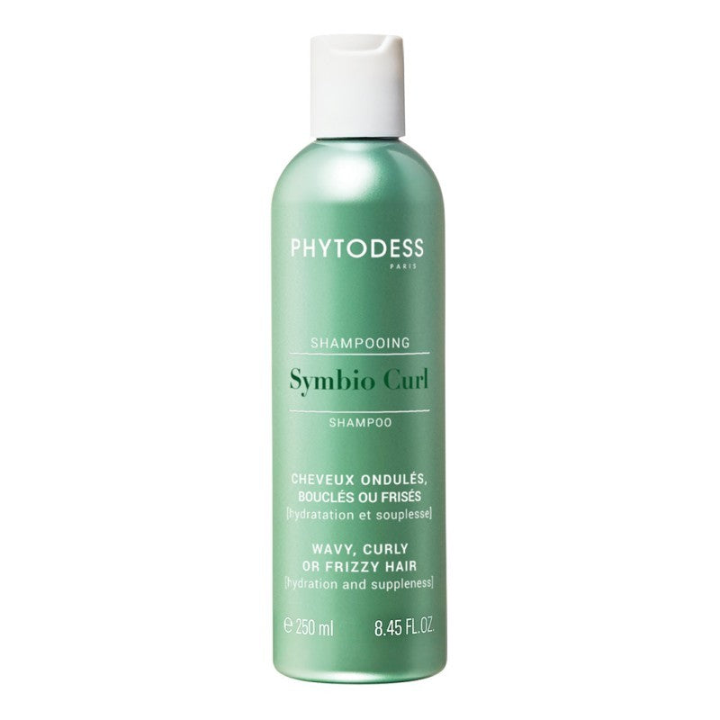 Phytodess Symbio Curl Shampoo Wavy laineikkaille ja kiharille hiuksille baobabilla 250 ml