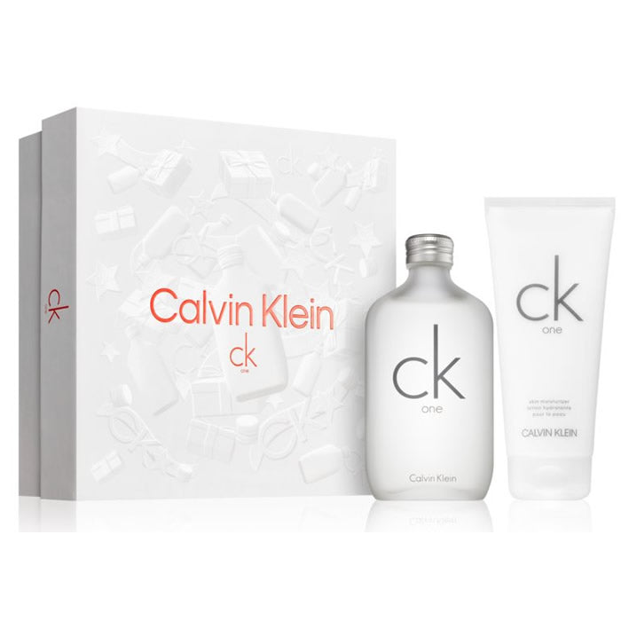 Calvin Klein One Eau De Toilette Spray 200ml Sett 2 stk for menn