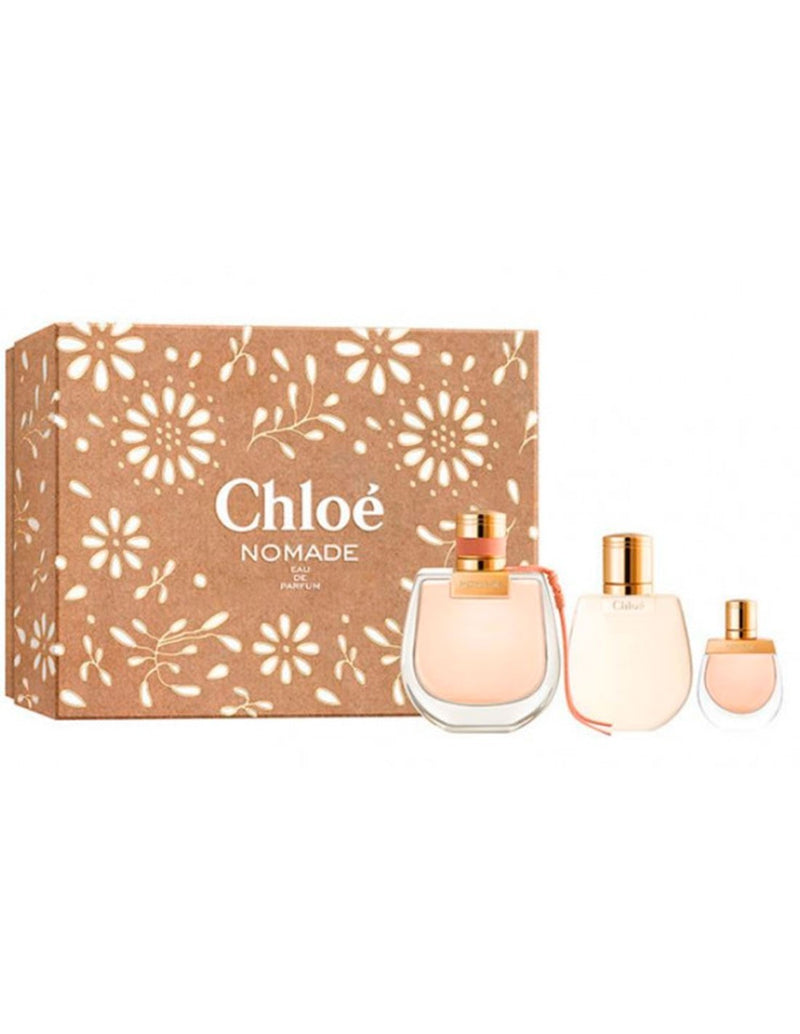 Chloé Chloe Nomade eau de parfum til kvinder 75ml + bodylotion 100ml + mini 5ml