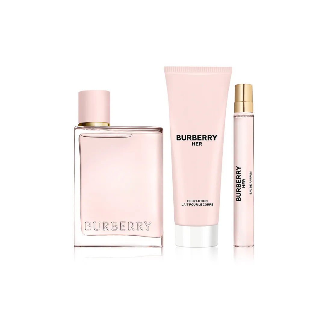 Uppsättning Burberry för kvinnor EDP 100 ml Kropp 75 ml Mini 10 ml