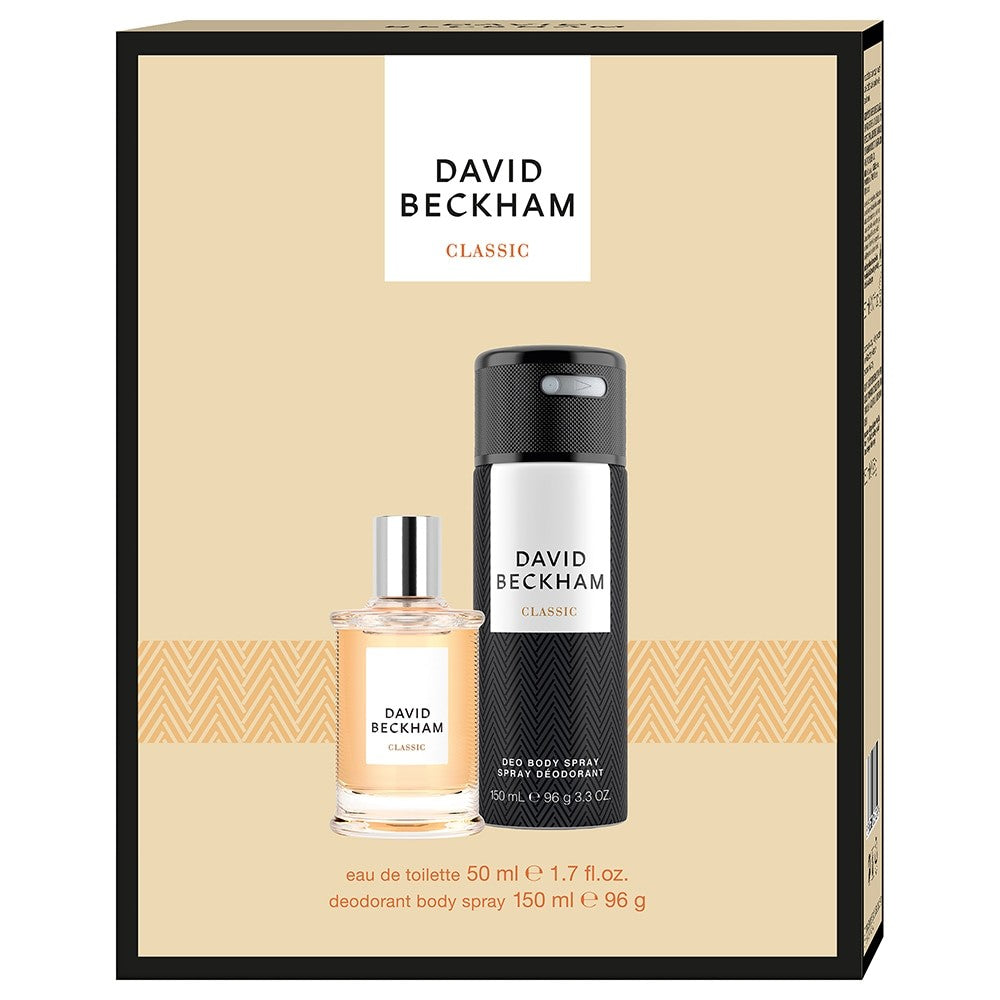 David Beckham Classic 50 ml + Déodorant 150 ml — Coffret parfum et déodorant homme