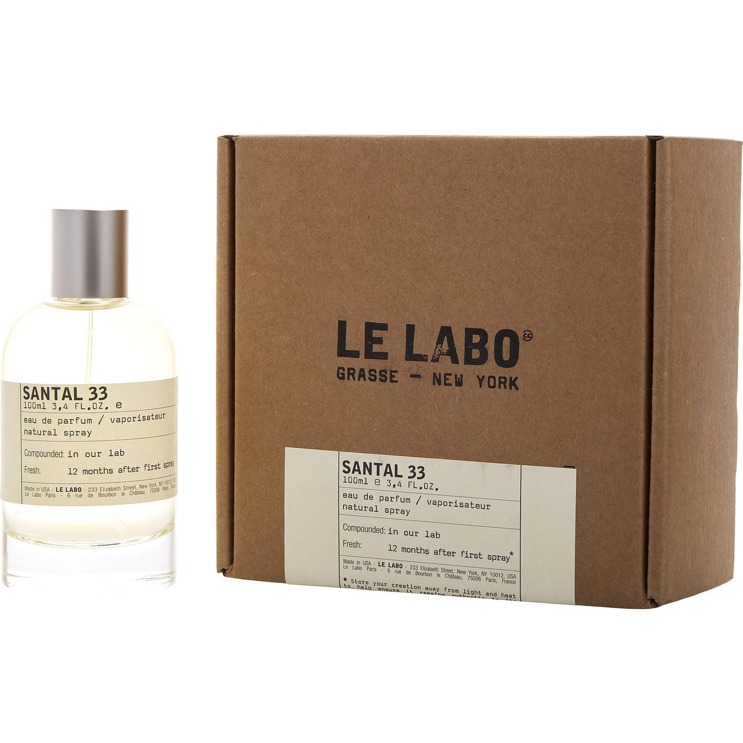 Le Labo Santal 33 Unisex 100 ml — Eau de Parfum
