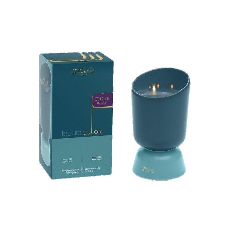 Candela profumata con tre stoppini Esteban Figue Noire Iconic Color 700 g