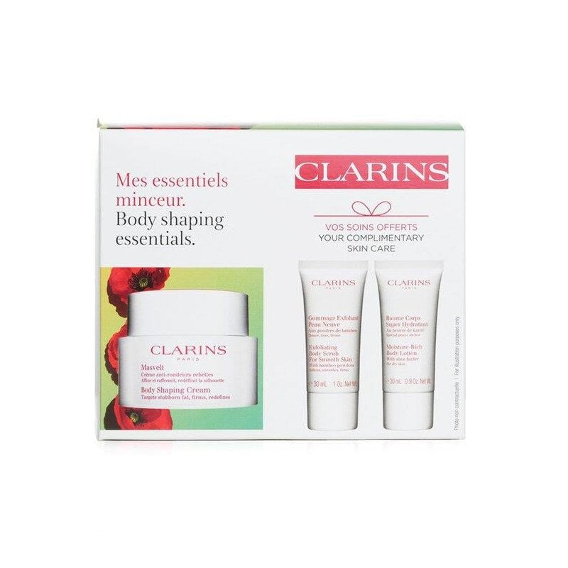 Set Clarins Masvelt (b/cr/200ml + b/scr/30ml + b/lot/30ml) 