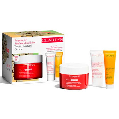 Clarins Masvelt — set corpo crema snellente 200 ml + scrub 30 ml + schiuma bagno 30 ml