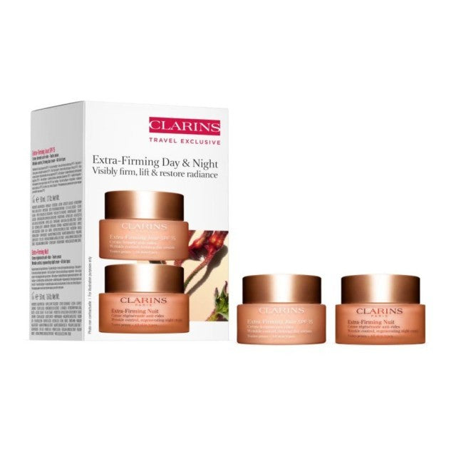 Clarins Extra-Firming Giorno &amp; Notte SPF 15 Cofanetto skincare — Набор для ухода за лицом