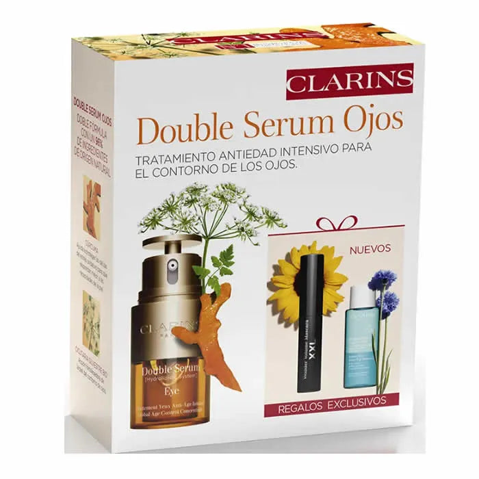 Clarins Dvojité oční sérum 20ml Sada 3 kusů 