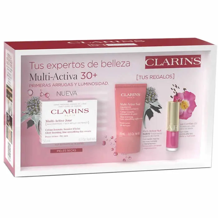 Clarins Multi-Active Day Cream Dry Skin 50ml Set of 3 Pieces 