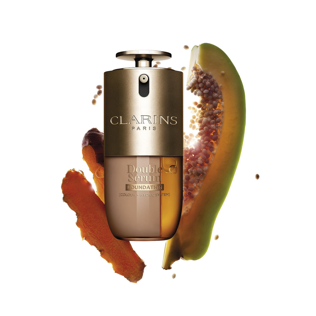 Clarins Double Serum Foundation — fondotinta ibrido siero-makeup 30 ml - tonalità M5W